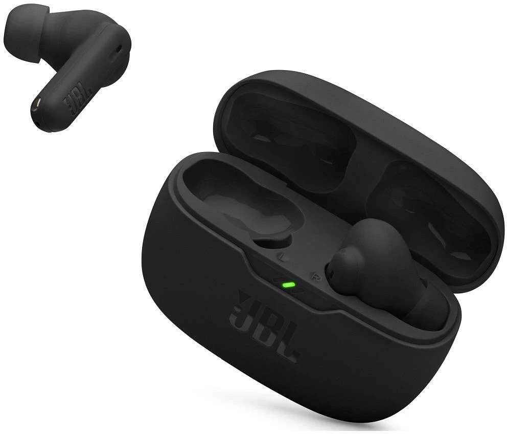 Ausinės belaidės Įstatomos į ausis (į ausis įkišamos tipo) ausinės JBL Wave Beam 2 juoda
