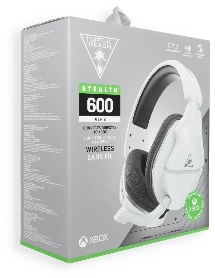 Belaidės ausinės ant ausų žaidimams Turtle Beach Stealth 600 Gen 2, skirtos XBOX One / Series, baltos