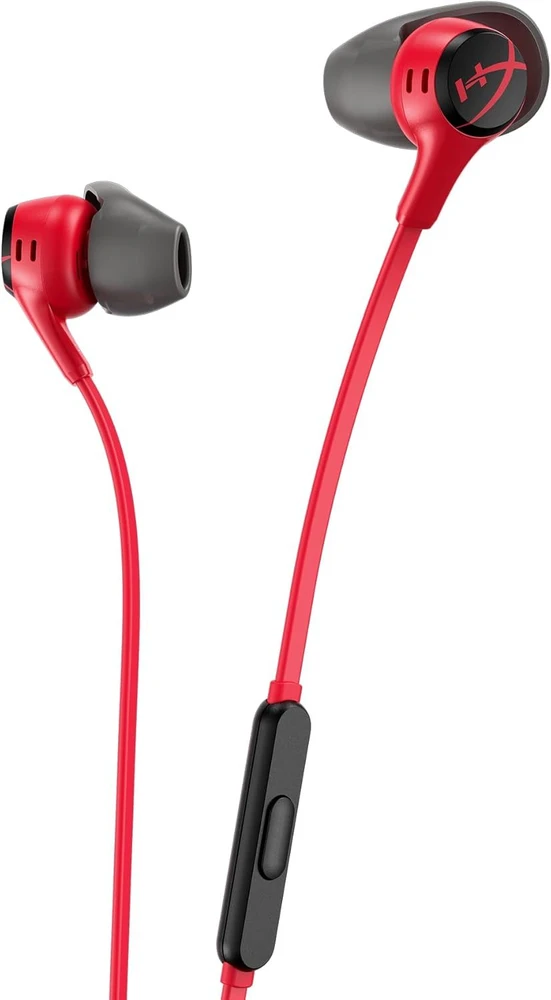 HyperX Cloud Earbuds  aidinės žaidimų ausinės, Raudonos