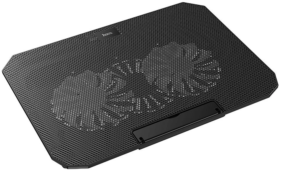 Aušinimo dėklas skirtas laptop regulowana 2 x USB A LED Hoco GA4 juoda