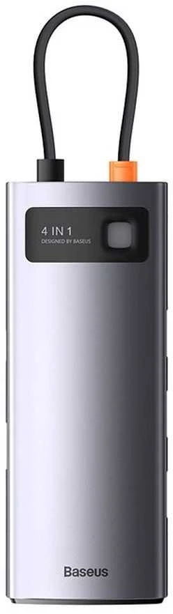 Baseus Metal Gleam Series Hub adapteris 4in1 USB-C iki 4x USB 3.0