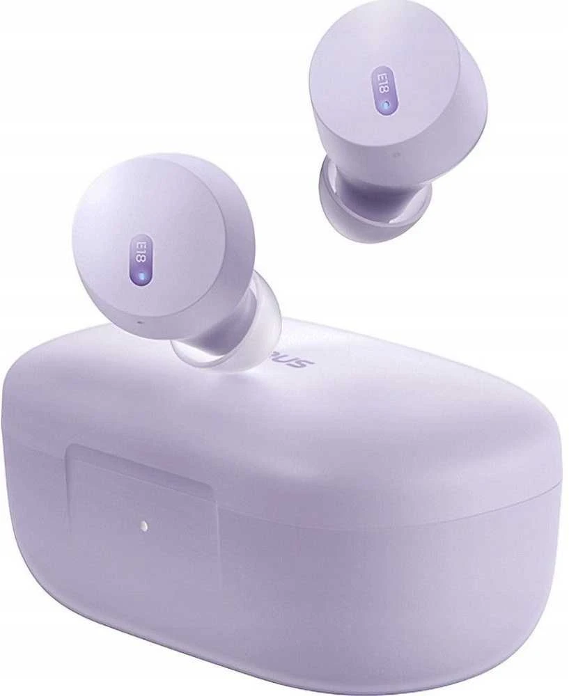 BASEUS belaidės bluetooth ausinės TWS ENC IPX4 Bowie E18 violetinės spalvos