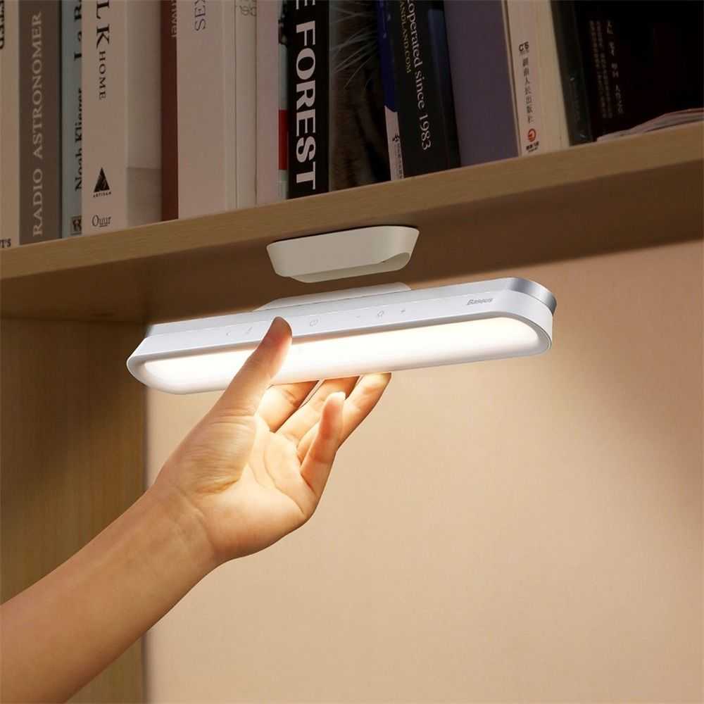 Baseus Įkraunamas šviestuvas pakabinamas po lentyna 5W 1800mAh, šviesos srautas ≥100lm