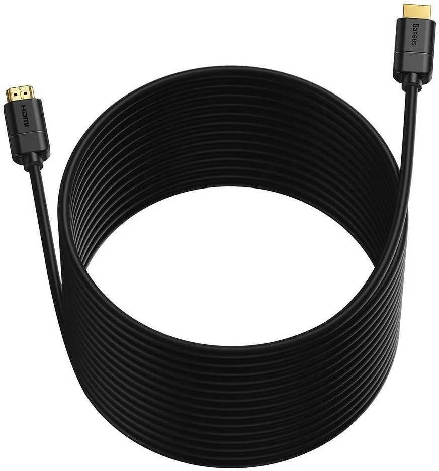 Kabelis HDMI-HDMI kištukai 8m (HDMI 2.0) juodas 4K 30Hz, BASEUS