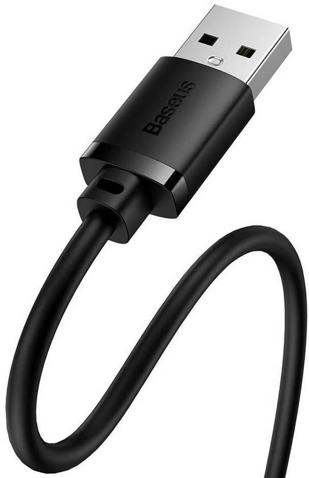 USB 3.0 prailginimo kabelis Baseus vyris į moterišką, AirJoy serija, 2m (juodas)