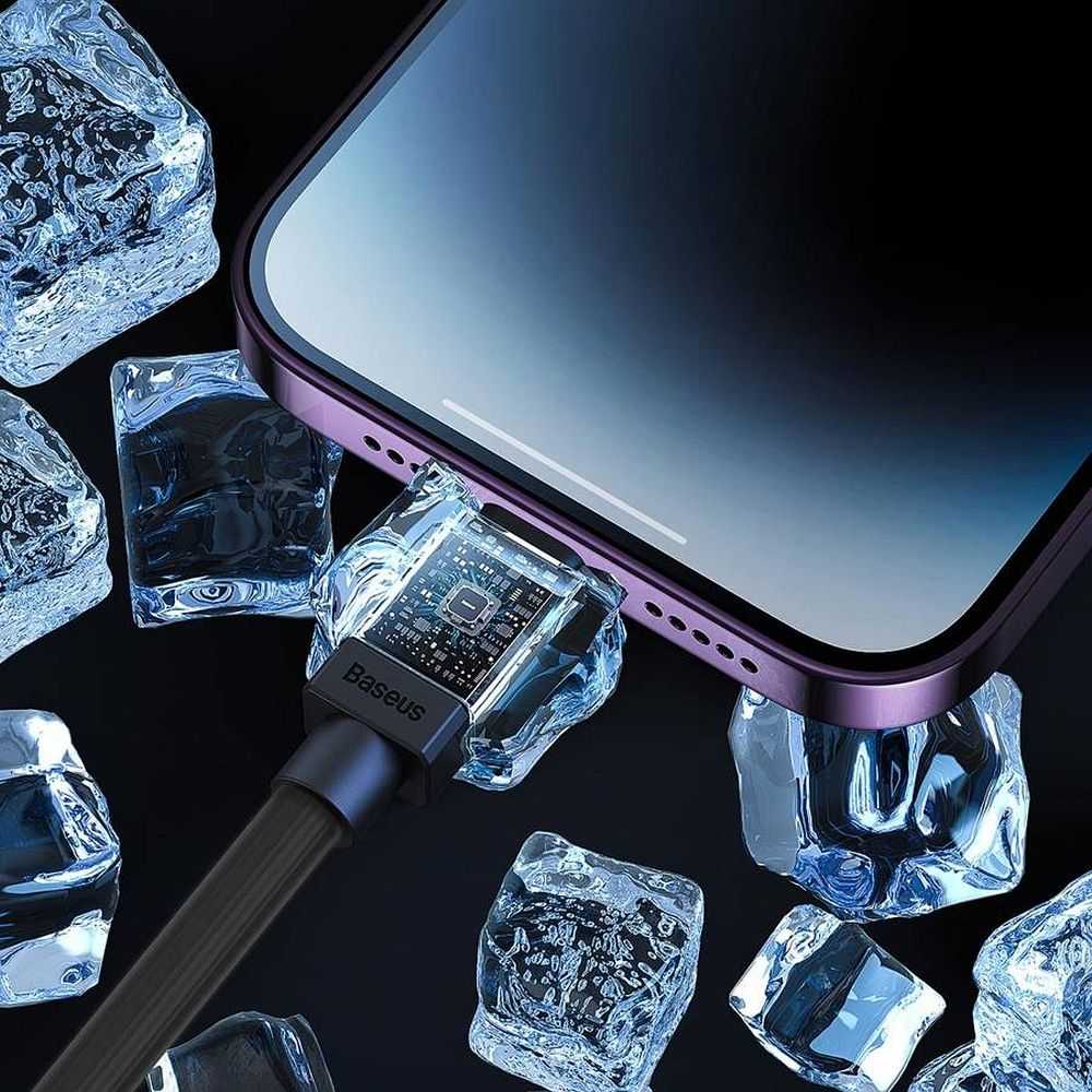 Baseus kabelis CoolPlay USB-C - Lightning 1m 20W juodos spalvos