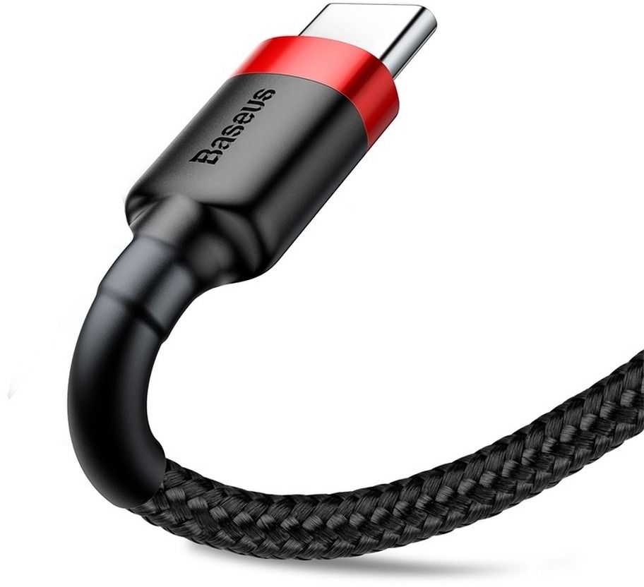 Baseus Cafule USB-C kabelis 2A 3m - Raudonas