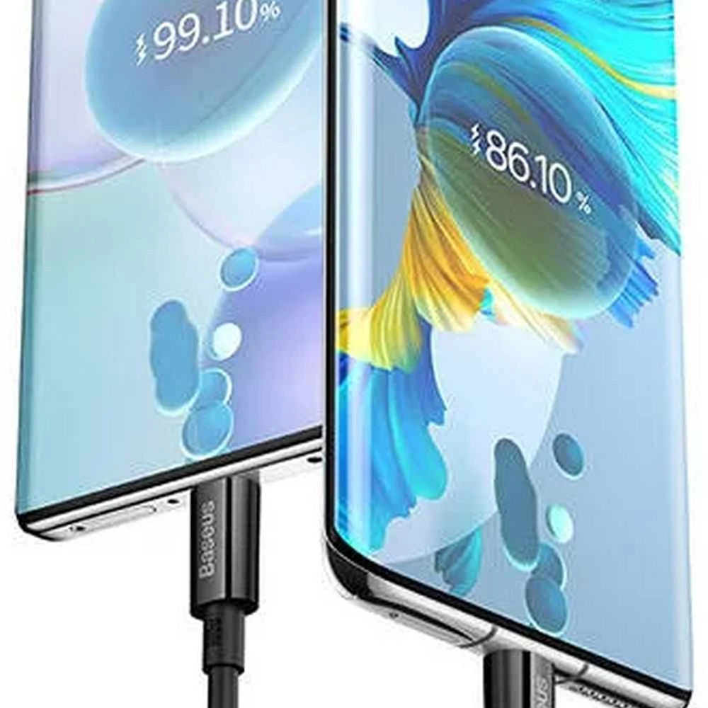 USB laidas per USB-C Baseus Superior 100W 2m (juodas)