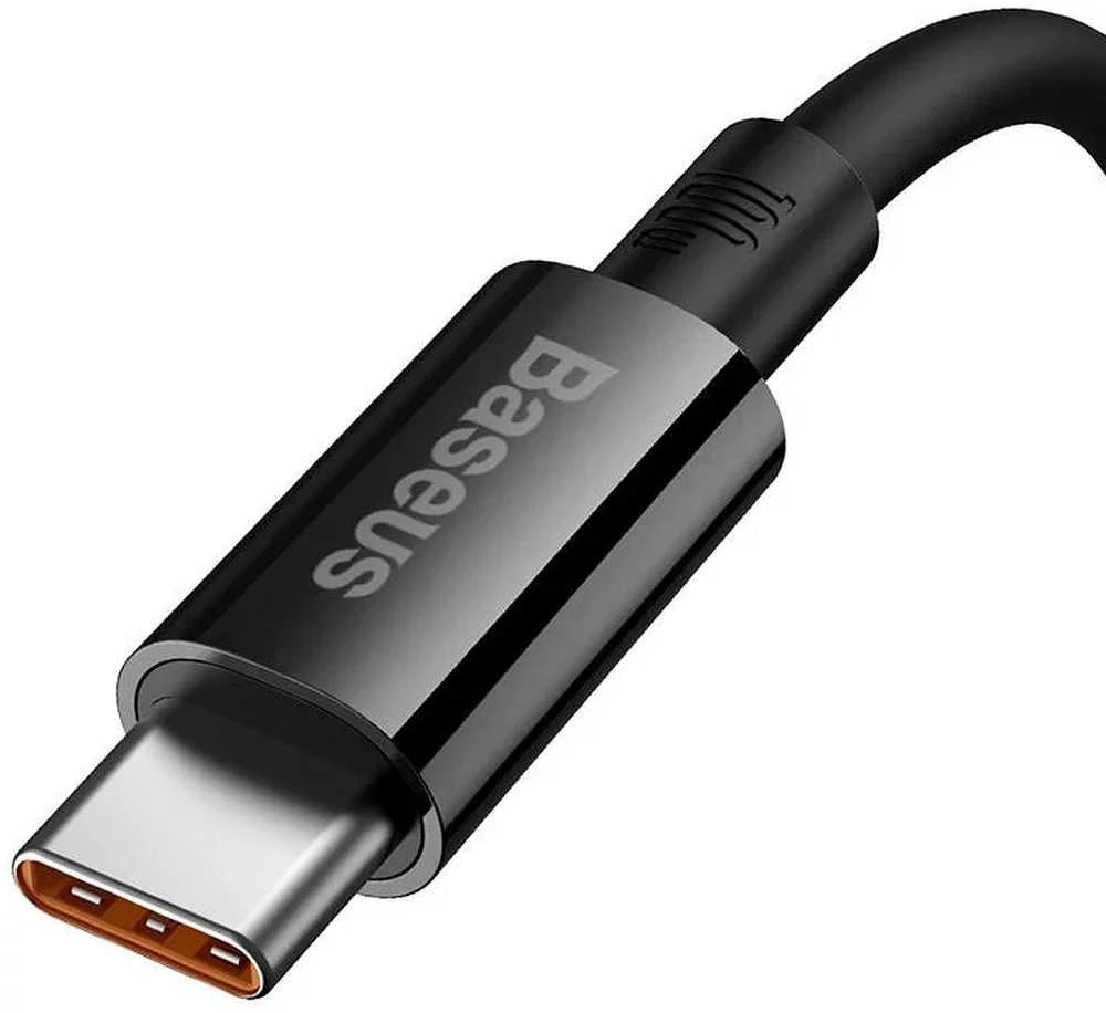 USB laidas per USB-C Baseus Superior 100W 2m (juodas)