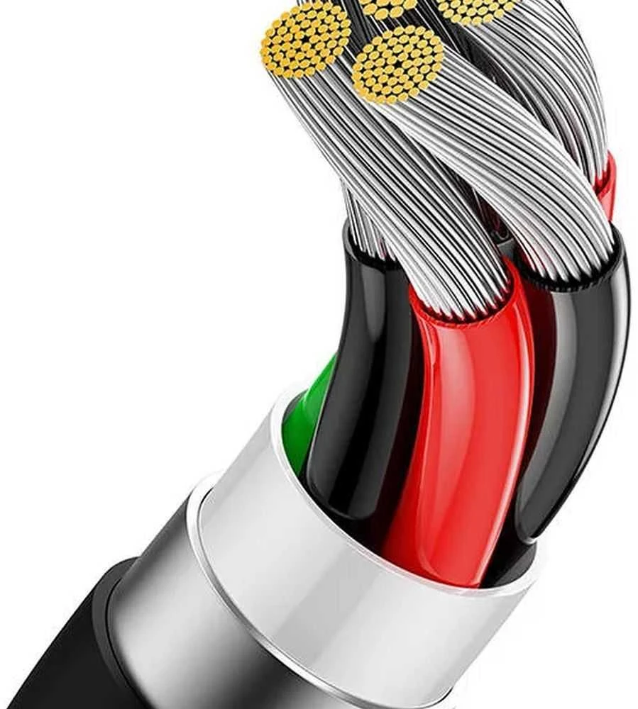 USB laidas per USB-C Baseus Superior 100W 1m (juodas)