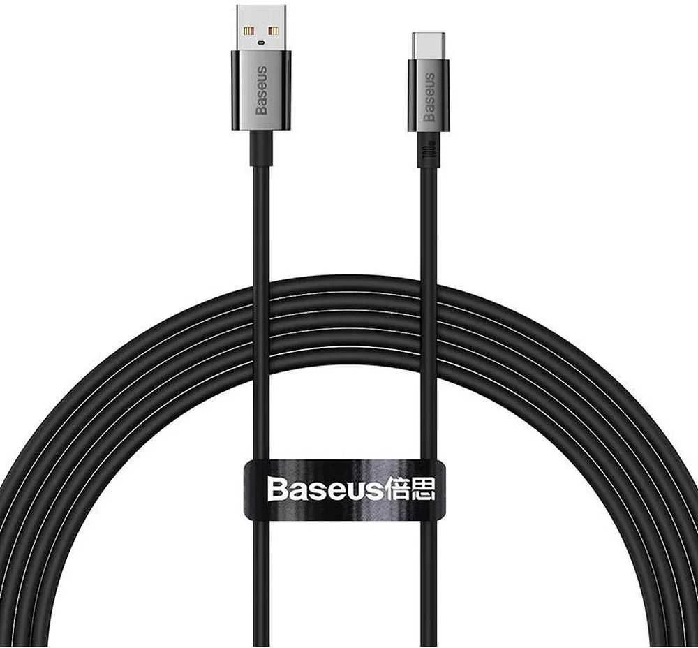 USB laidas per USB-C Baseus Superior 100W 2m (juodas)