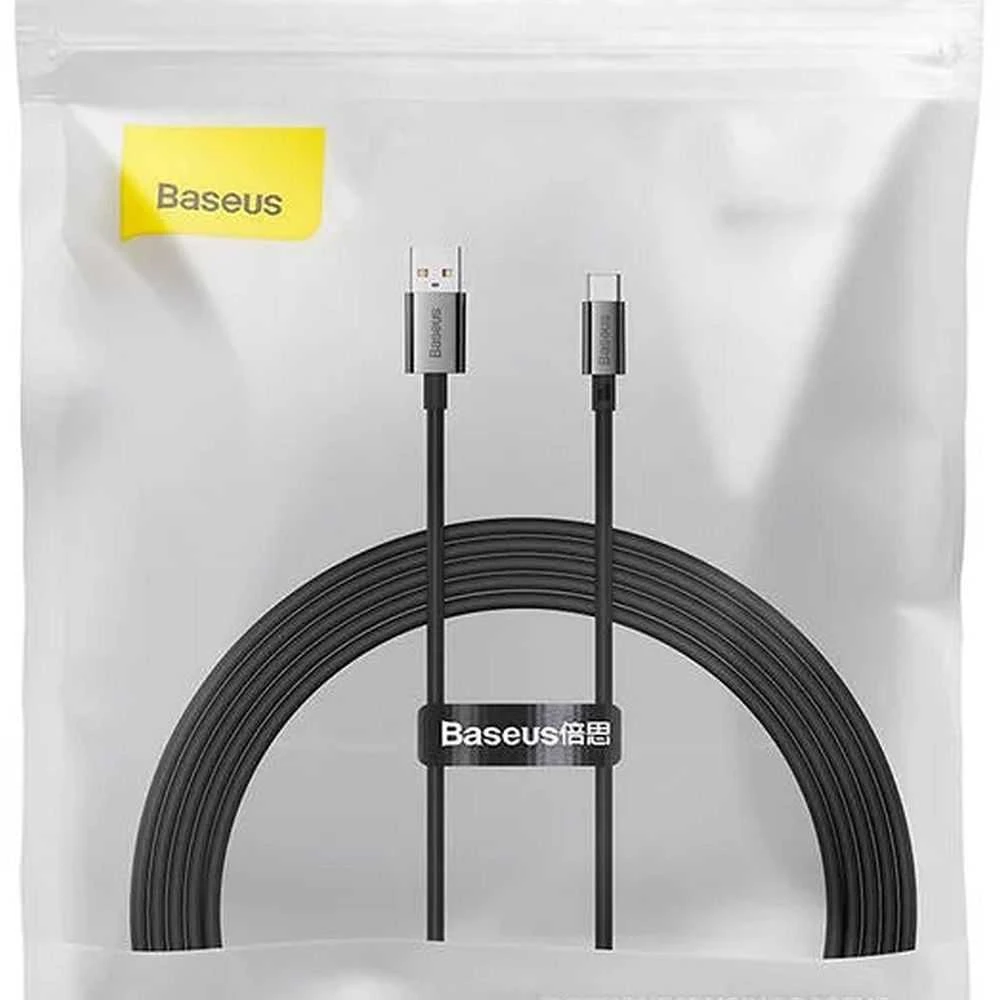 USB laidas per USB-C Baseus Superior 100W 2m (juodas)