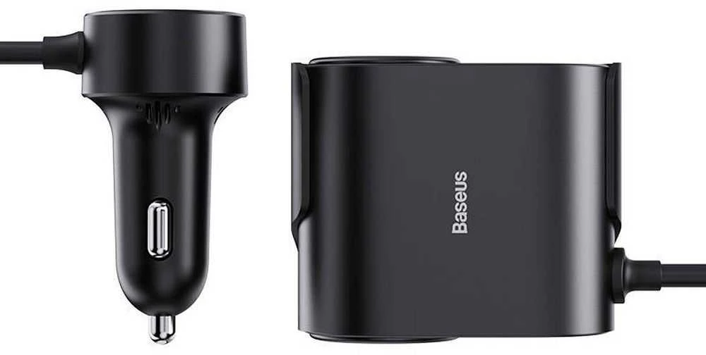 High Efficiency Pro 1-2-2 automobilinis cigarečių žiebtuvėlis Baseus 30W (juodas)