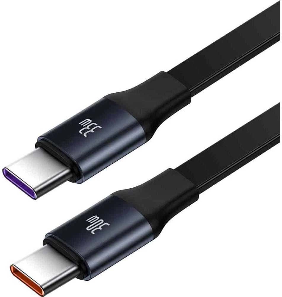 Automobilinis įkroviklis Baseus Enjoyment su kabeliu USB-C, 33W (juodas)