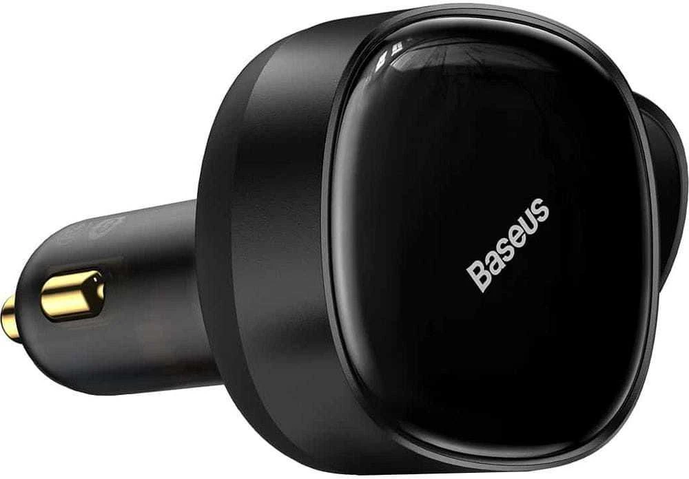 Automobilinis įkroviklis Baseus Enjoyment su kabeliu USB-C, 33W (juodas)