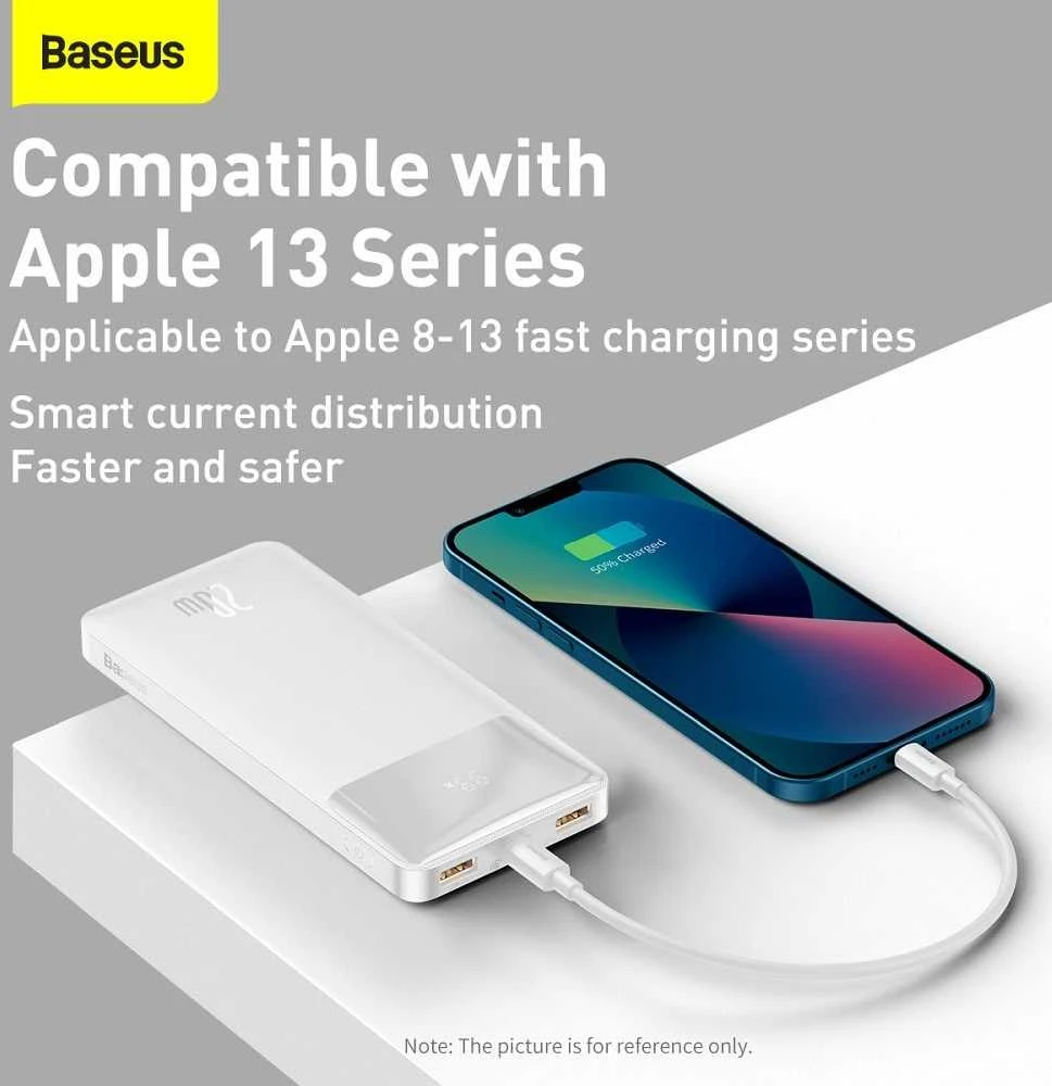 „Baseus Bipow Powerbank“, 10 000 mAh, 20 W (ax)