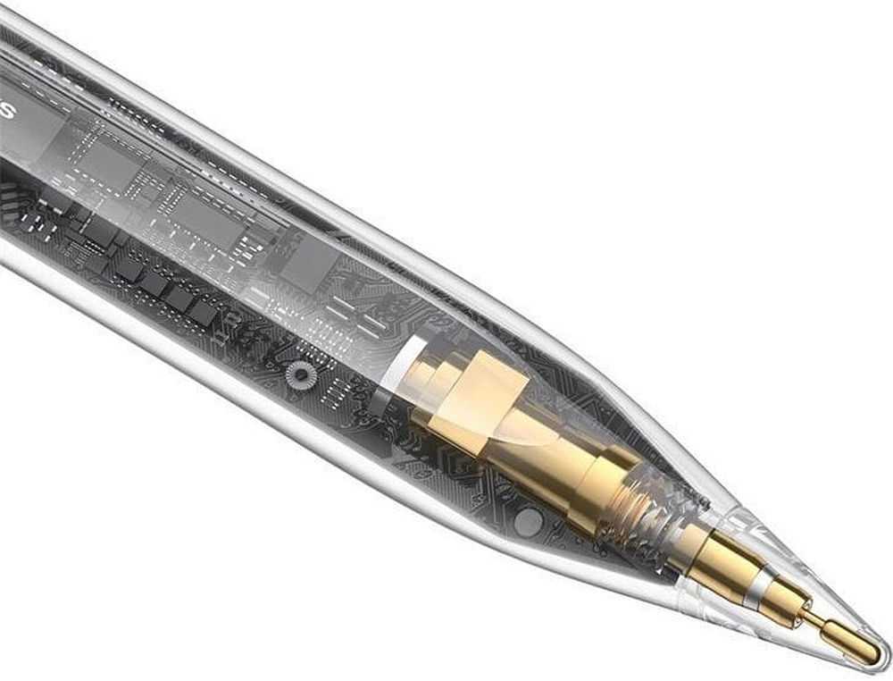 Aktyvus rašiklis Baseus Smooth Writing Series su belaidžiu ir laidiniu įkrovimu (baltas)