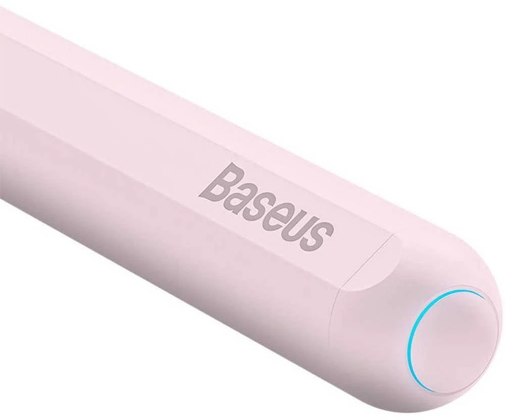 Belaidžio įkrovimo rašiklis telefonui / planšetiniam kompiuteriui Baseus Smooth Writing (rožinė)