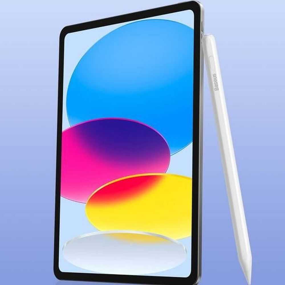 Aktyvus rašiklis Baseus Smooth Writing Series su belaidžiu ir laidiniu įkrovimu (baltas)