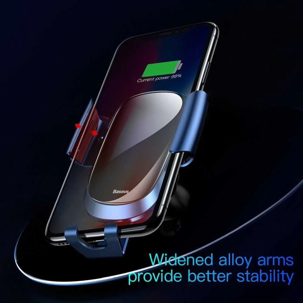 Automobilinis telefono laikiklis Baseus Future Gravity - Juodas
