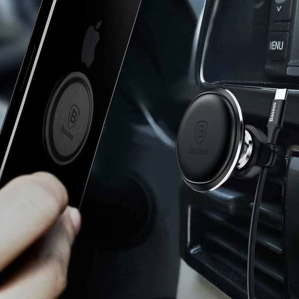 Magnetinis automobilinio telefono laikiklis Baseus oro išleidimo anga (juoda)