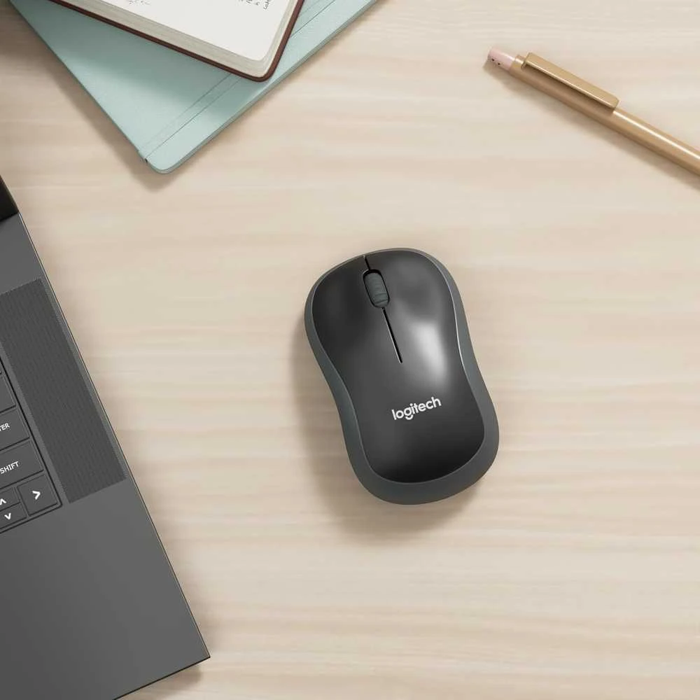 Bevielė pelė Logitech M185 pilka
