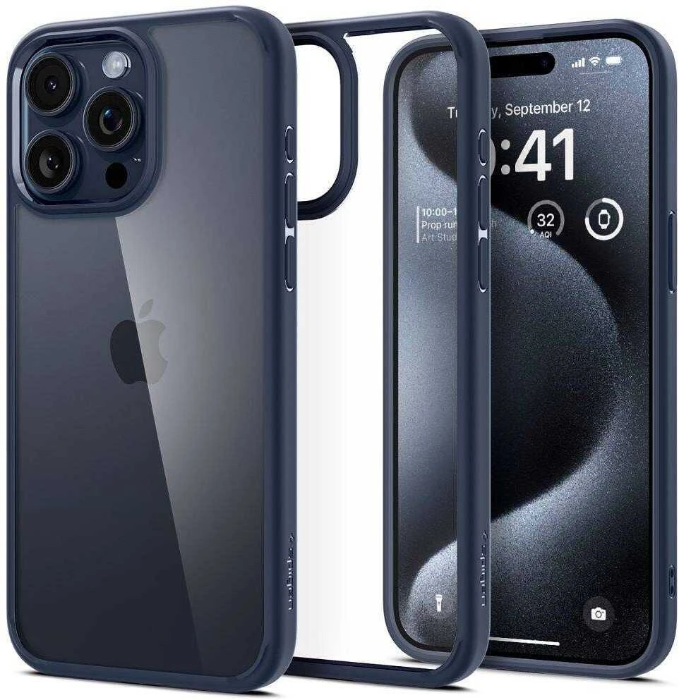 Spigen Liquid Air Apple iPhone 16 Pro – dėklas telefonui mėlynos spalvos