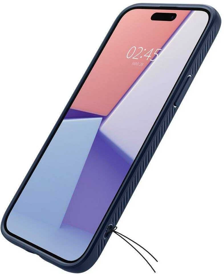 Spigen Liquid Air Apple iPhone 16 – dėklas telefonui mėlynos spalvos