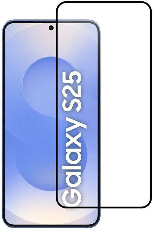 BlueStar Blue Star Apsauginis stiklas Blue Star - Samsung Galaxy Galaxy S25 Plus/S25 Edge Full Face (full glue/case friendly) - juodas Apsauginis stiklas Blue Star