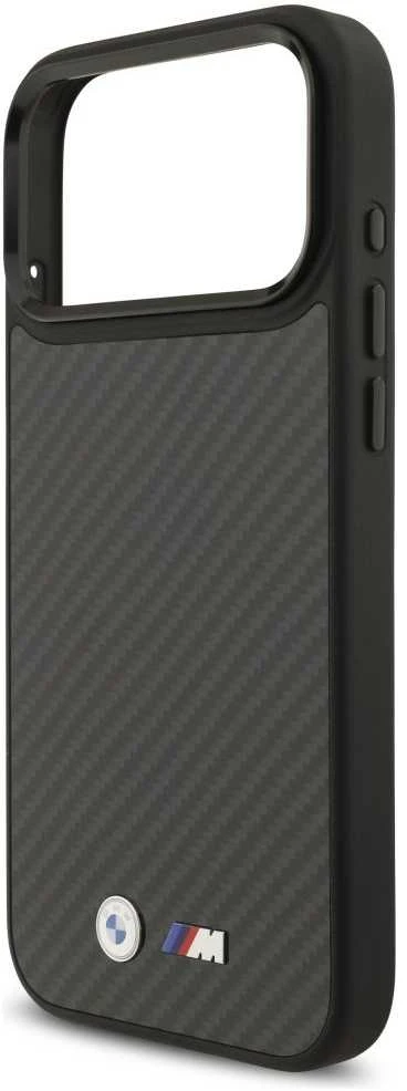 BMW M Kevlar Matt MagSafe dėklas Apple iPhone 17 Pro Max juodos spalvos