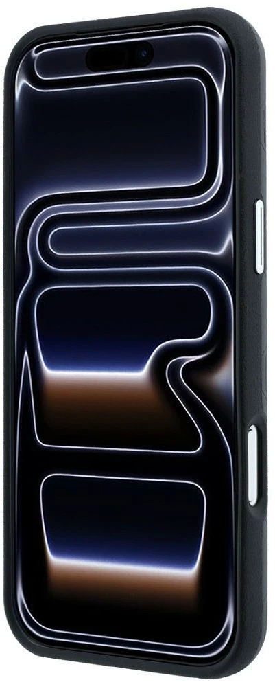 BMW Sign Deboss Quilted Metal Logo MagSafe dėklas iPhone 18 Pro Max / 17 Pro Max - Tamsiai pilkas