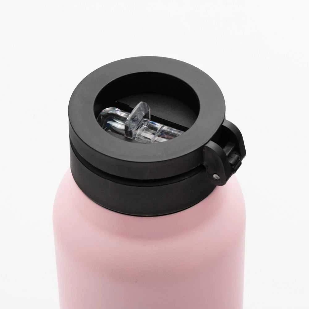 Gertuvė Oem Buteliukas / bidon na wodę metal su laikikliu kompatybilnym su Magsafe 950ml rožinė