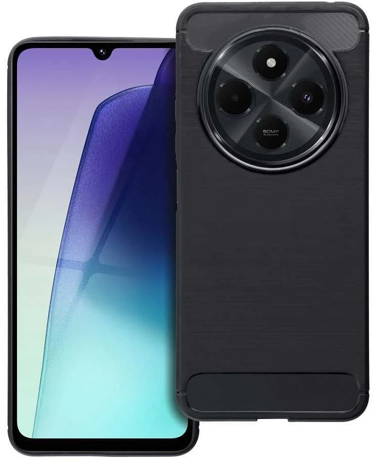 Oem CARBON dėklas skirtas Xiaomi Redmi 14C juodos spalvos