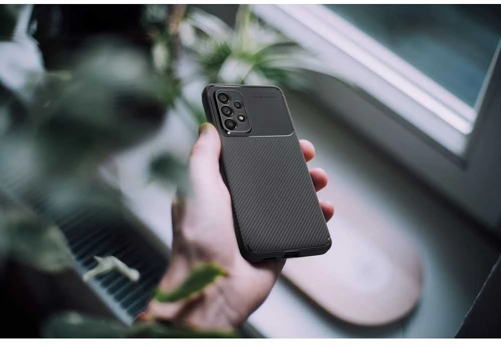 Oem Dėklas na Samsung A37 5G Carbon Premium juoda
