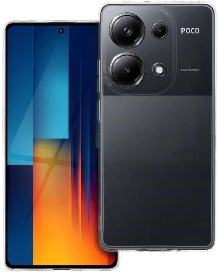 Oem CLEAR Dėklas 2 mm skirtas Xiaomi POCO M6 PRO (camera protection) skaidrus