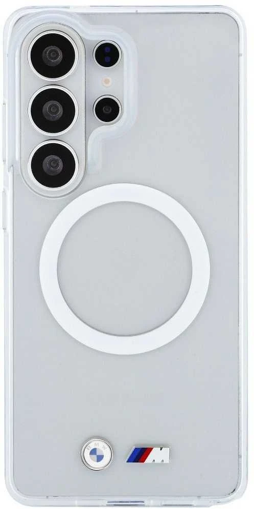 BMW M IML Metal Metal Logo Magnetic dėklas skirtas Samsung Galaxy S26 Ultra skaidrus