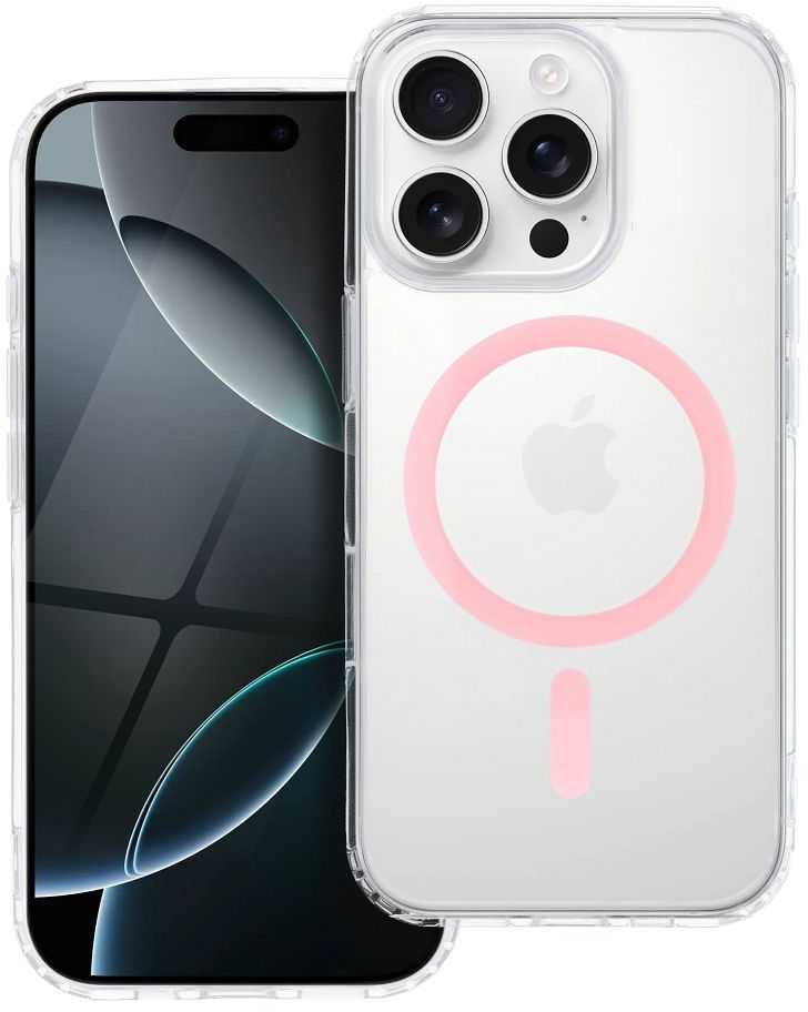 Oem dėklas iPhone 12 MINI su spalvotu žiedu, suderinamas su MagSafe, rožinis