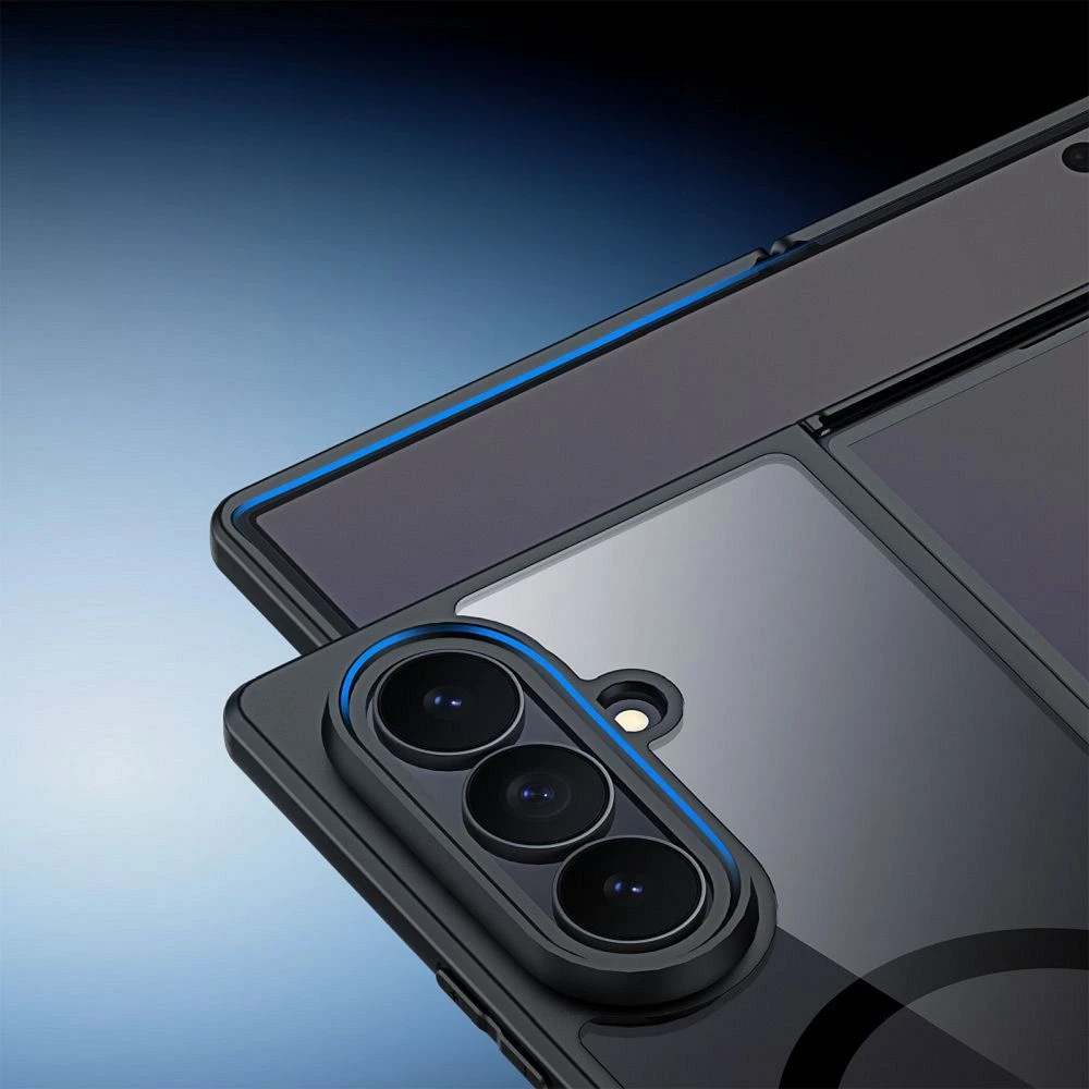 Dux Ducis Aimo Mag dėklas Samsung Galaxy Z Fold 8 Compatible with MagSafe – juodos spalvos