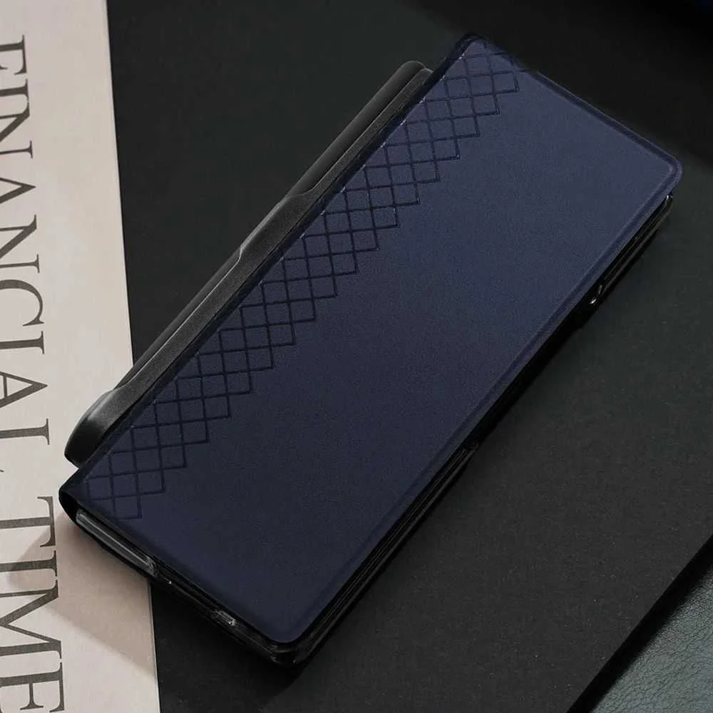 Dux Ducis dėklas BRIL with pen holder skirtas Samsung Galaxy Z Fold SE/W25 mėlynos spalvos