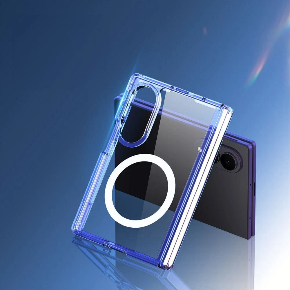 Dux Ducis Clin Mag dėklas Samsung Galaxy Z Fold 8 Wide Compatible with MagSafe – skaidrus