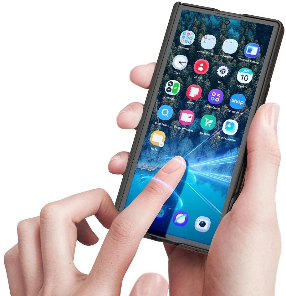 DUX DUCIS EXPN dėklas, suderinamas su „MagSafe“, skirtas SAMSUNG Z Fold 8, juodas