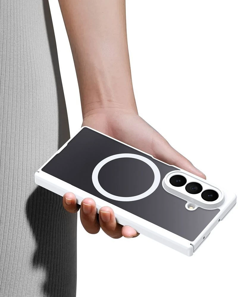 DUX DUCIS EXPN dėklas, suderinamas su „MagSafe“, skirtas SAMSUNG Z Fold 8 Ultra, baltas