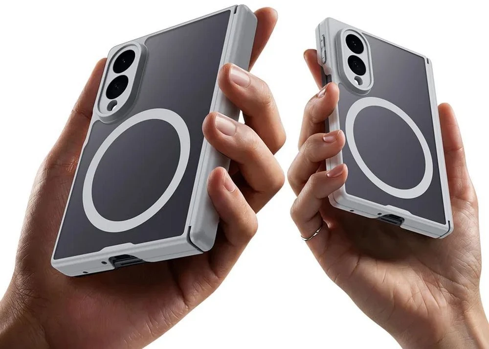 DUX DUCIS EXPN dėklas, suderinamas su „MagSafe“, skirtas SAMSUNG Z Fold 8, pilkas