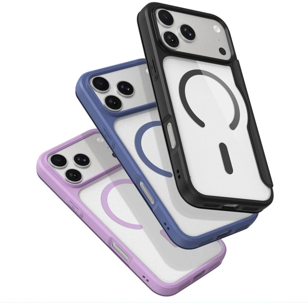 Dėklas DUX DUCIS case SKIN X PRO compatible with MagSafe for iPhone 18 Pro Max / 17 Pro Max (Open Ring Version) juodas