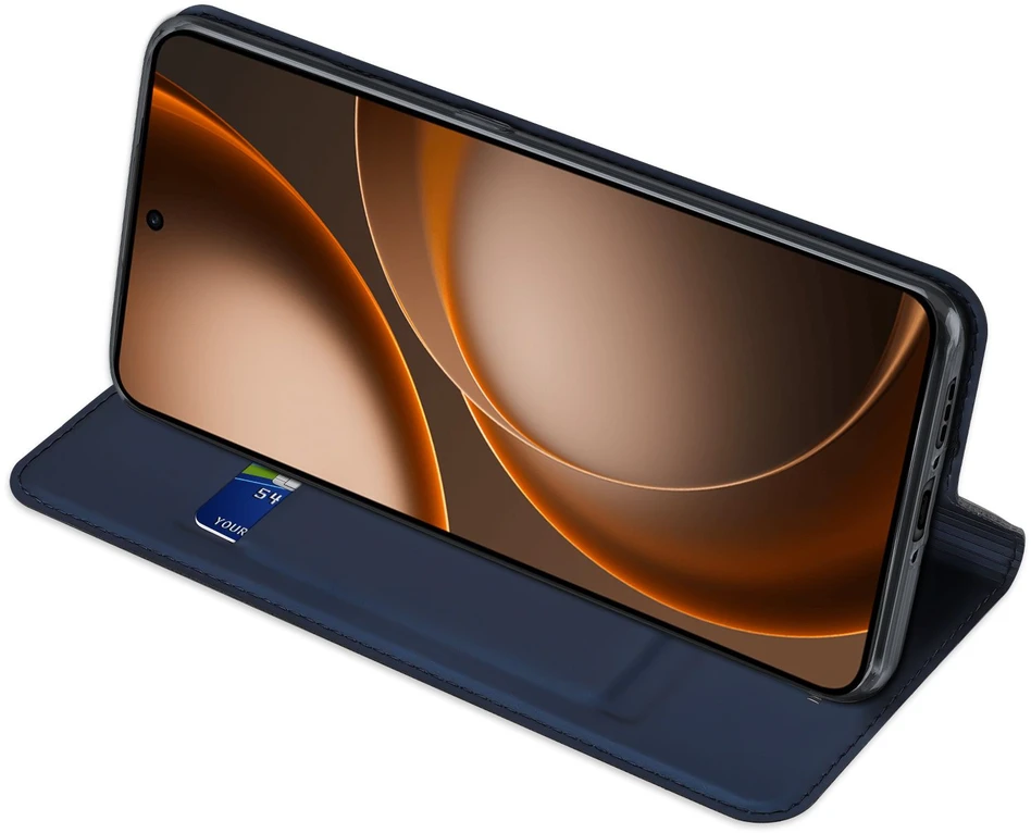 DUX DUCIS piniginės dėklas SKIN PRO, skirtas OPPO FIND X9 Ultra mėlynas