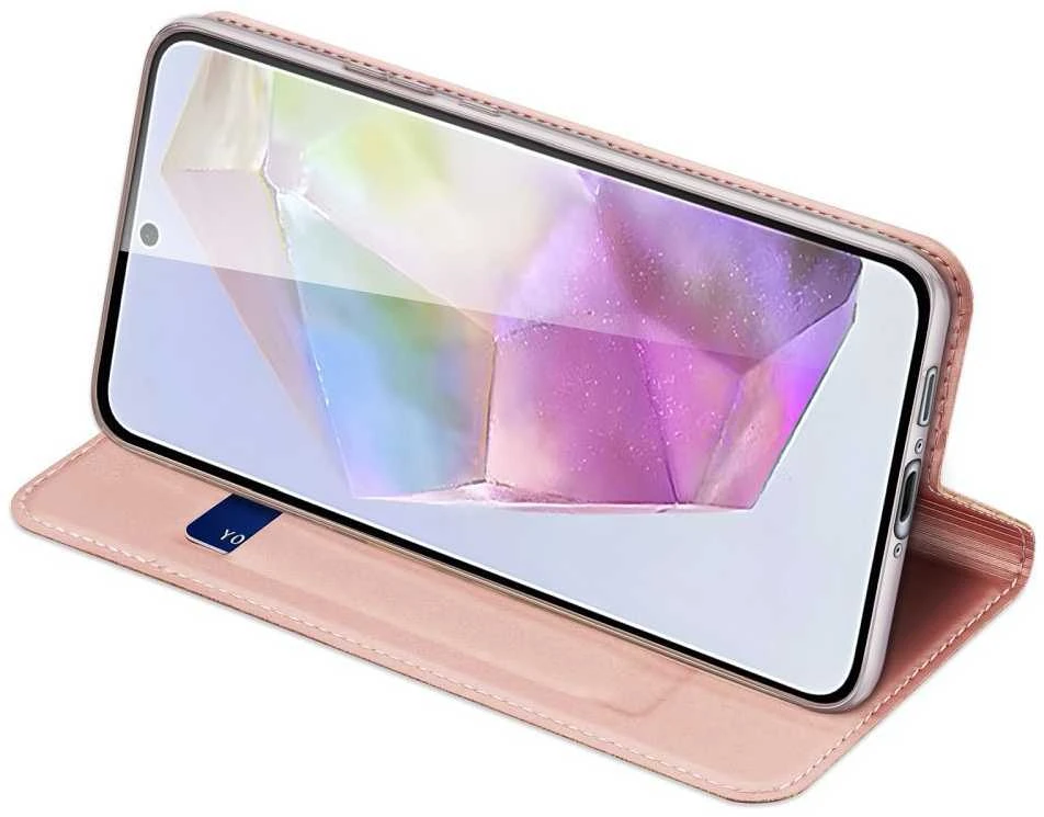Dėklas Dux Ducis Skin Pro Samsung A366 A36 5G/A566 A56 5G rožinio aukso
