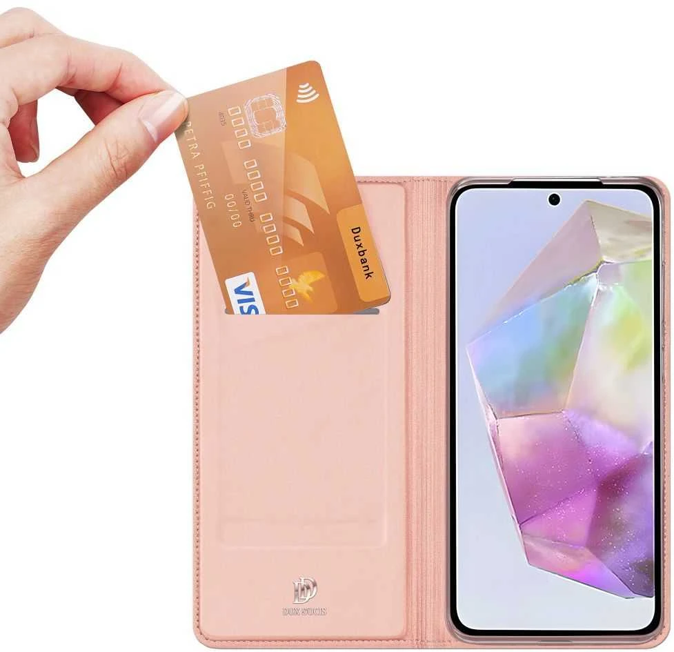 Dėklas Dux Ducis Skin Pro Samsung A366 A36 5G/A566 A56 5G rožinio aukso