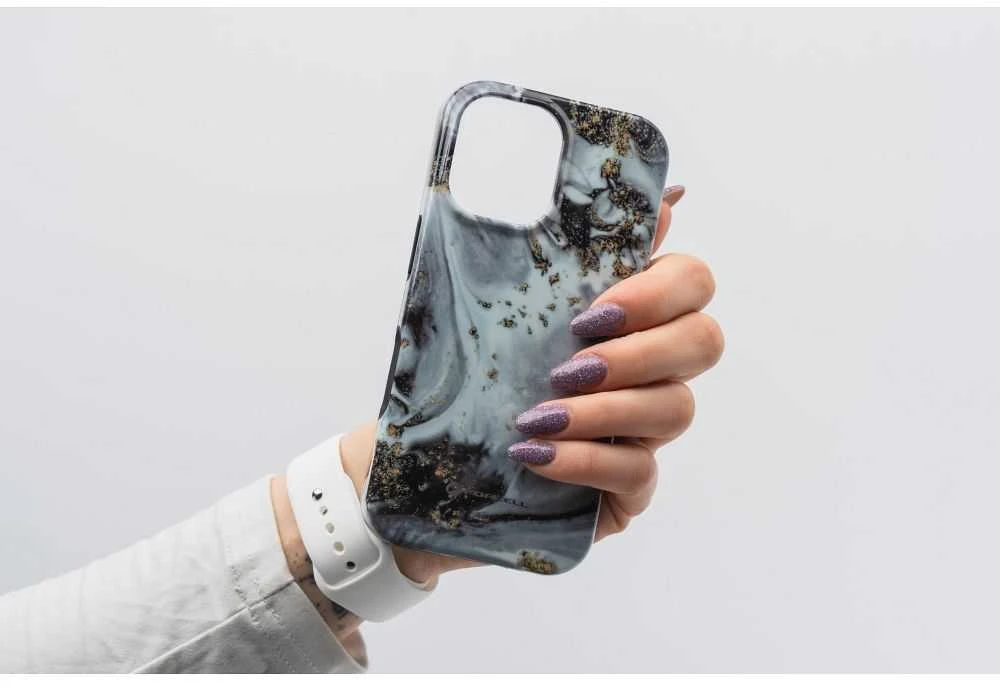 „iPhone 15 Forcell F-Protect Mirage“ dėklas, suderinamas su „Magsafe Military Drop-Test“, rožinis, dramatiškas
