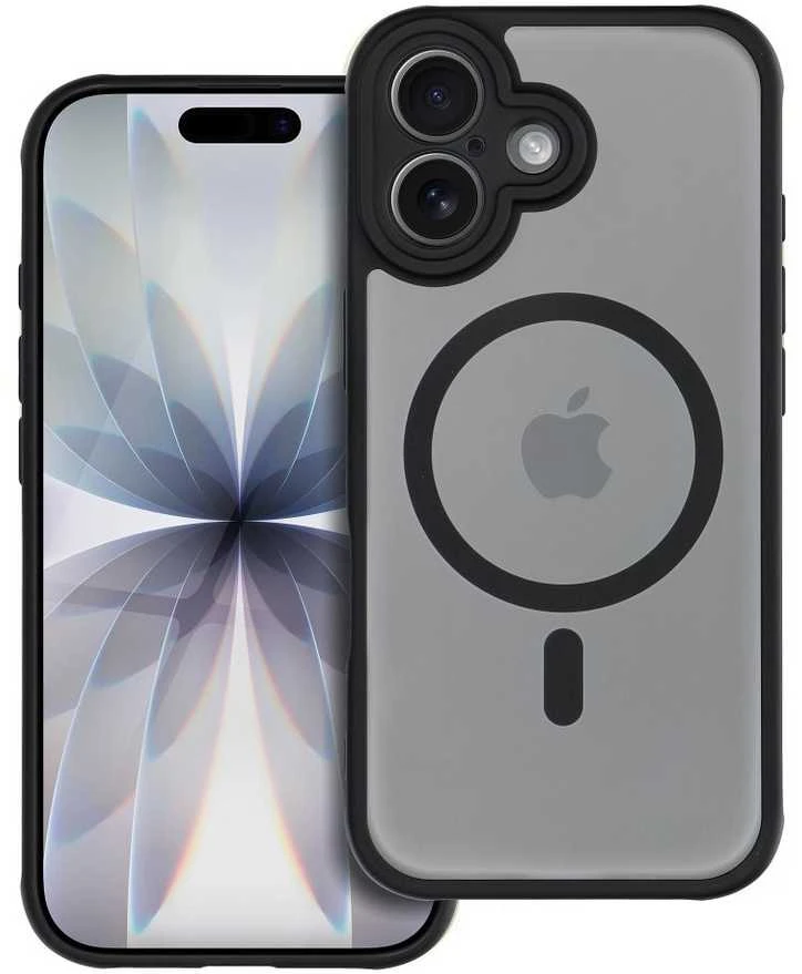 „Oem“ matinis „iPhone 17“ dėklas, suderinamas su „MagSafe“ ir juodas