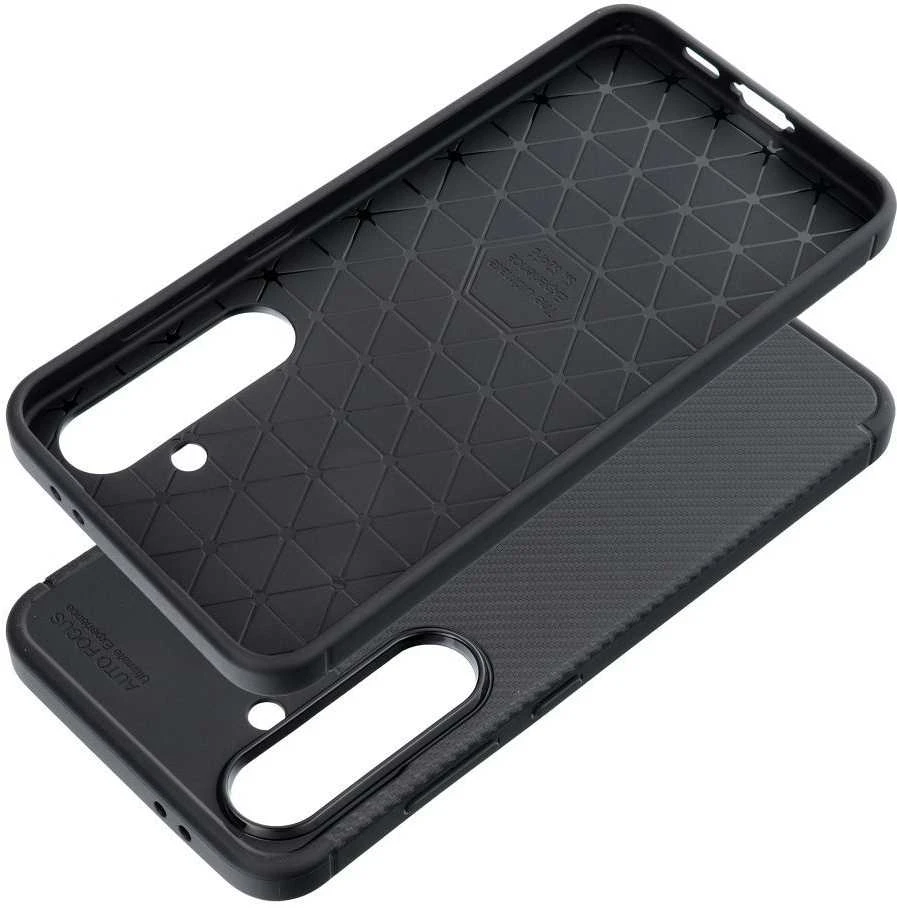 Oem Dėklas CARBON PREMIUM skirtas Samsung Galaxy S24 FE juodos spalvos
